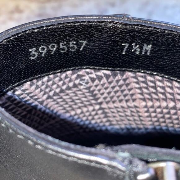 AQUATALIA $425 Fuoco Black Leather Italy Ankle Boot 7.5 EUC - Picture 10 of 16